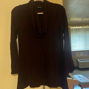 Alyx Women's Deep Maroon Cowl Neck Sweater